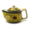 Long Life Symbol Teapot for One – Small Ceramic Teapot with Strainer, 350ml